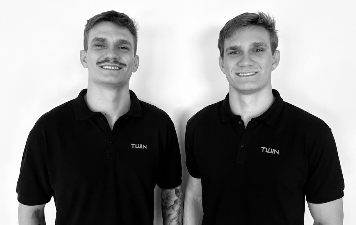 Vinicius e Giovanni, fundadores da Twin Games